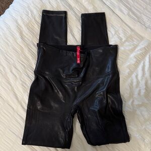 SPANX faux leather leggings